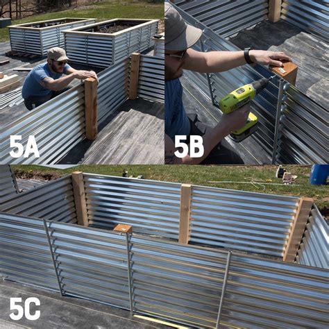 metal sheets for garden beds|galvanized steel raised garden bed.